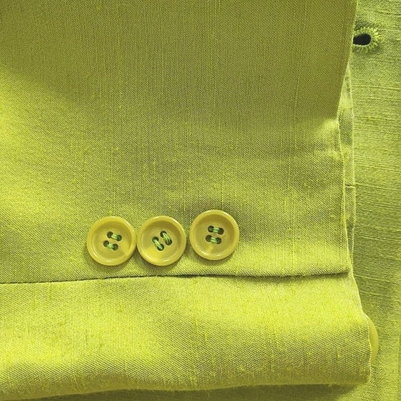 Emanuel Ungaro Green Structured Blazer Size 8 - Picture 6 of 9